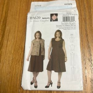 Uncut sewing pattern Butterick 5620 women’s jacket and dress